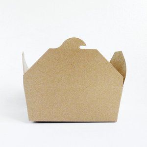 NEW LOT 20 Pc Kraft Brown Eco Friendly TAKE OUT BOXES/Containers Inner Coated